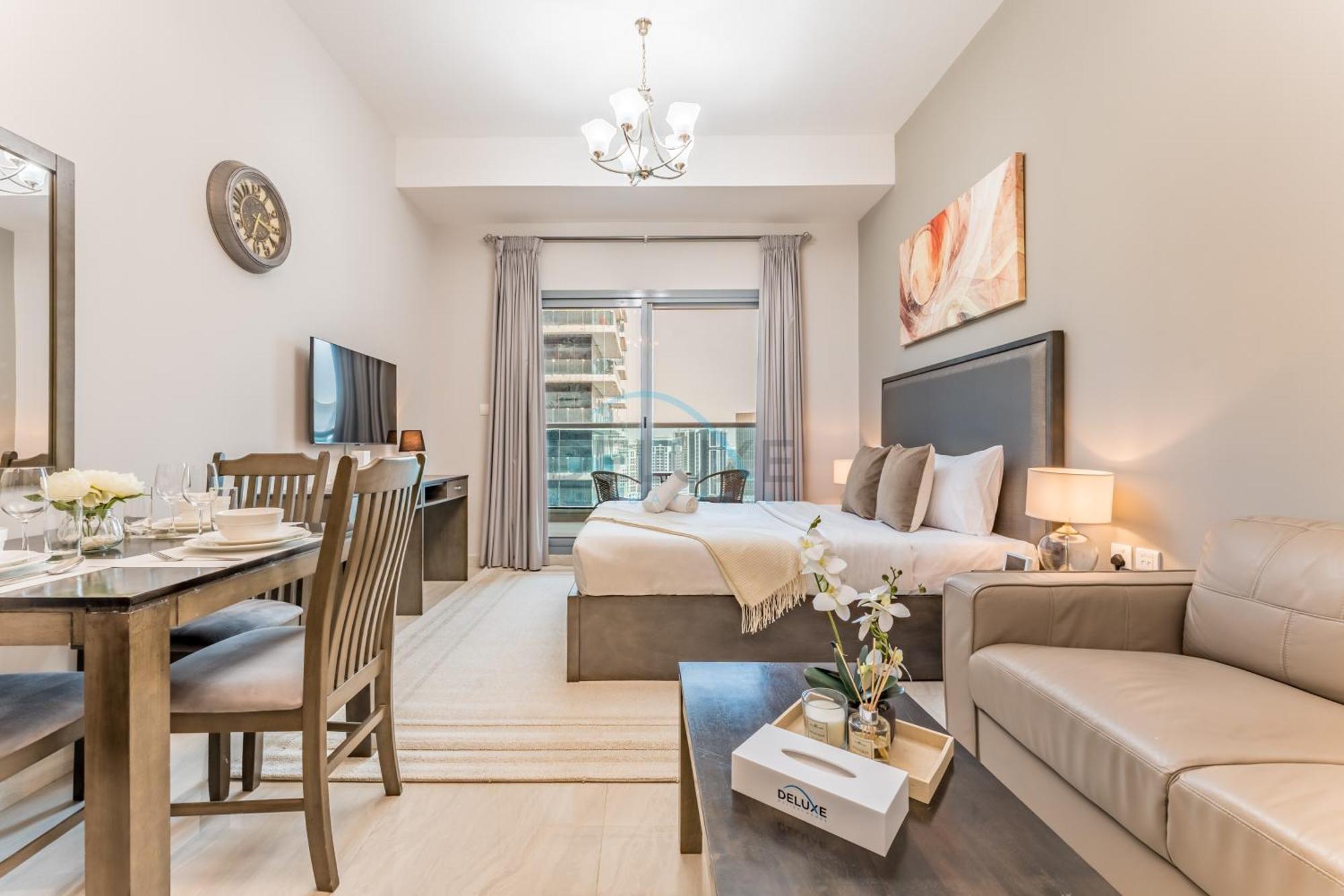 Apartment View Minutes To Burj Khalifa, Elite Business Bay By Deluxe Homes